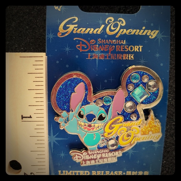 Disney Jewelry - Shanghai Disney Pin Grand Opening, Stitch